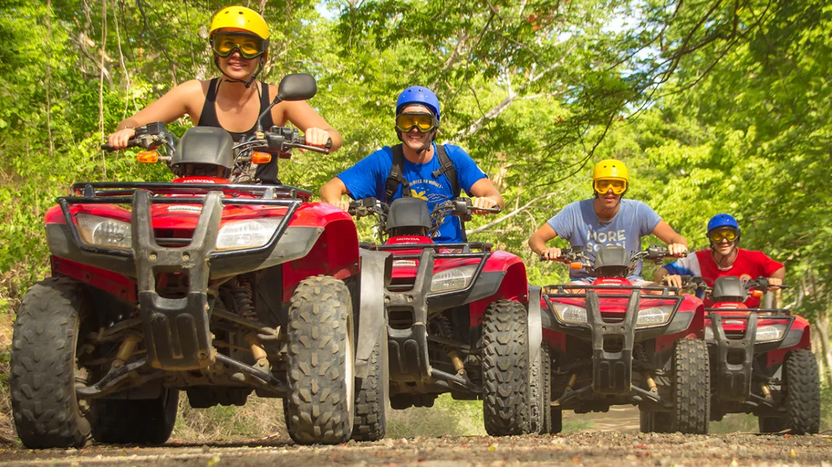 ATV tour on jungle trails